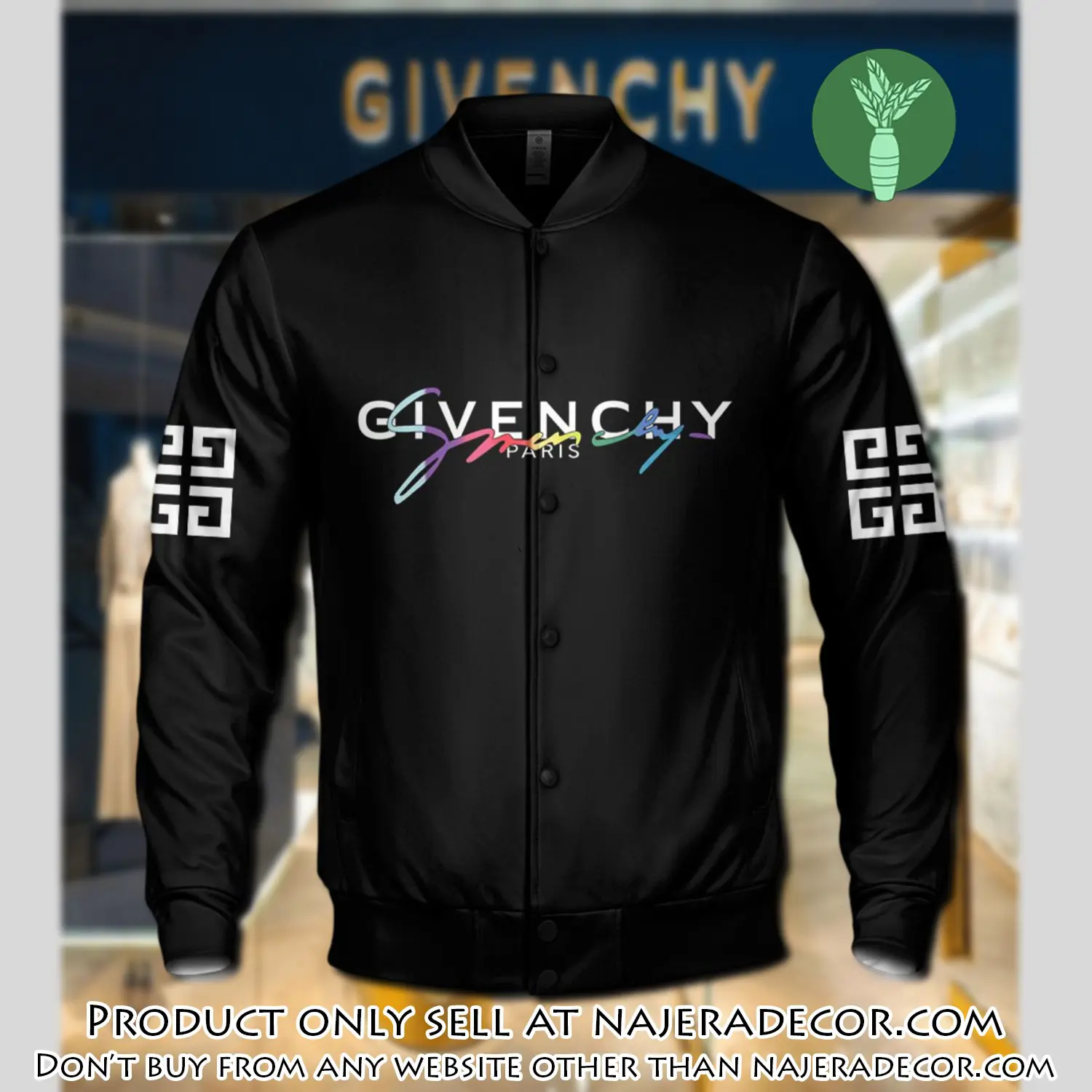 Luxury givenchy varsity premium baseball jacket bjv1052 njr3337803